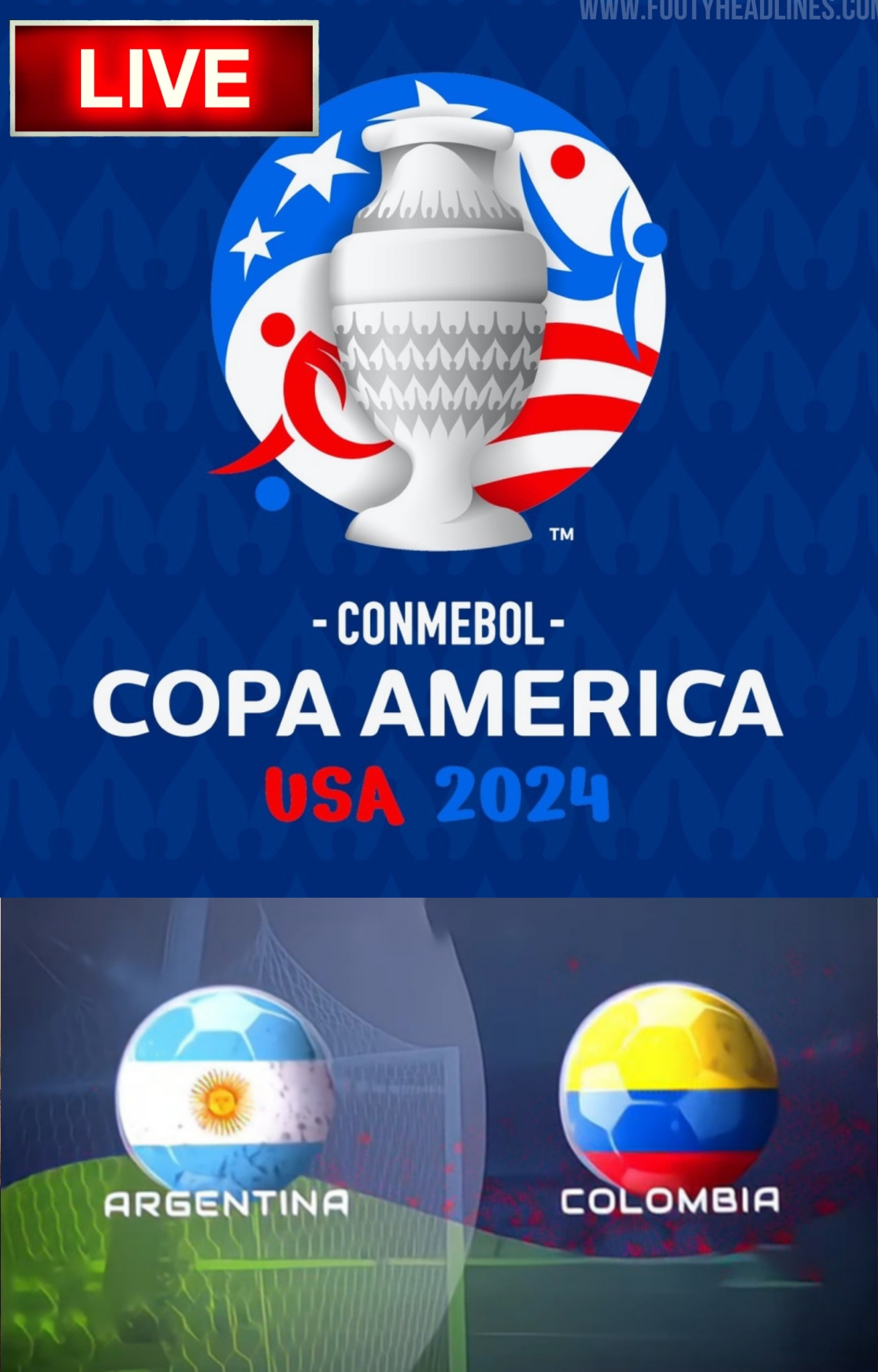 Copa America (2024)-Argentina vs Colombia Final Full Match